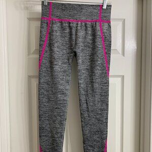 New Mix Brand Women's Heather Gray/Pink Athletic Pants, Size M